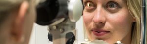 eye test close up