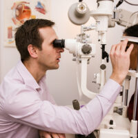 how an eye exam is conducted