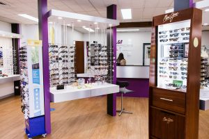 Large range of glasses